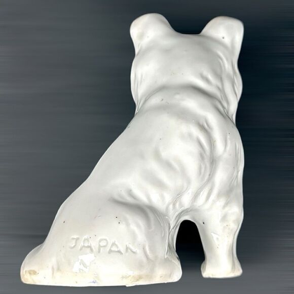 Vintage Ceramic Dog Figurine German Shepherd Puppy made in Japan - Picture 6 of 10